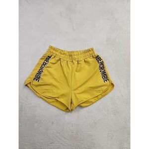 Y2K  Women's Sanfu Track Athletic‎ Shorts Yellow Size Small